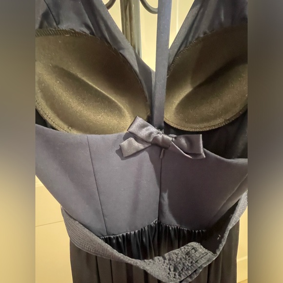 Vera Wang navy bridesmaids dress - sz 2 - Picture 3 of 6